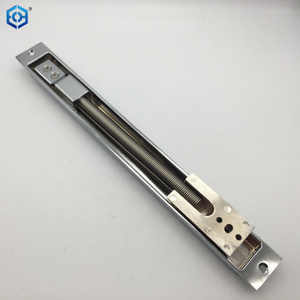 Lazo de puerta de aleación de zinc y cromo satinado para montaje en mortaja