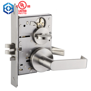 Estándar Estándar Estado de UL Fire Style de entrada de servicio de alta resistencia Mortise de servicio comercial de metal comercial de metal Lock de la oficina