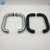 Manija de puerta SSS o de acero inoxidable negro para puerta estrecha con marco de aluminio