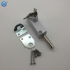 Puerta de patio corrediza blanca multiusos con llave y cerradura de perno