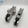 Accesorio de parche de bloqueo inferior de acero inoxidable para vidrio de 3/4"