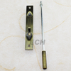 Perno de puerta enrasado vertical de latón para puerta de madera doble