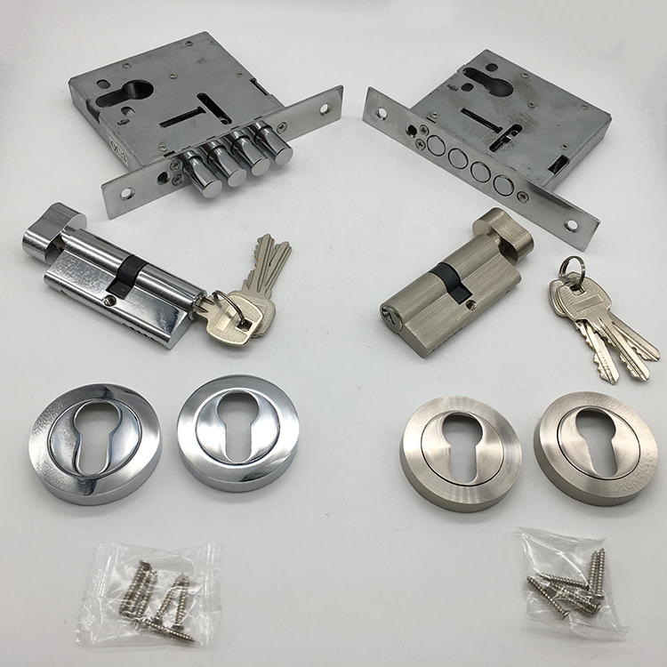 Manija de la puerta con llave