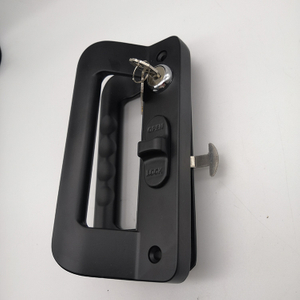 Cerradura de puerta de empuje o tracción de puerta de marco de aleación de aluminio