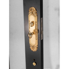 Cerraduras de seguridad de cerradura de manija de entrada de cilindro estándar americano de bronce antiguo de aleación de zinc