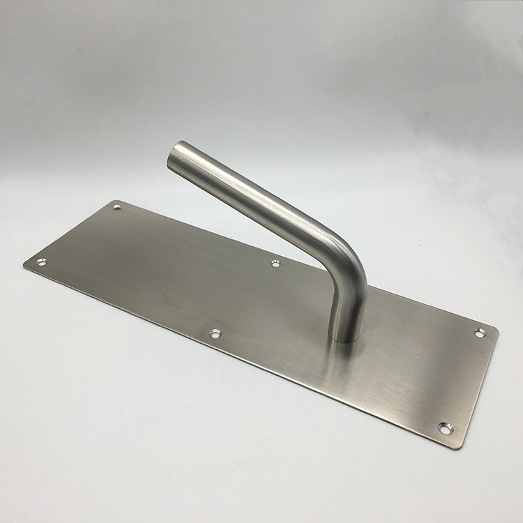 sin tocar la placa de empuje