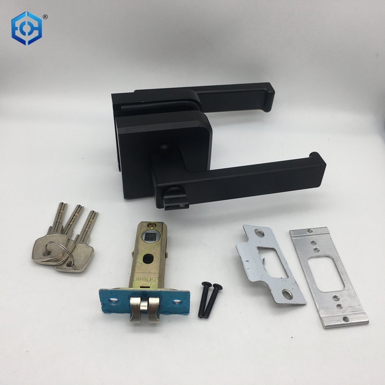 Bloqueo de la puerta de vidrio del marco delgado