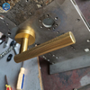 Manija de puerta de palanca de acero inoxidable de nuevo diseño dorado