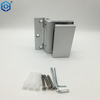 Vidromas de aluminio plateado a las bisagras de la puerta de la ducha de pared