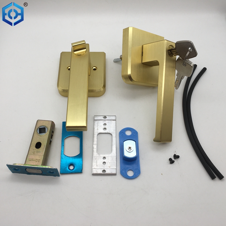 Mortise Lock Set con perilla de vidrio
