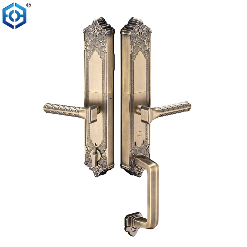 Aleación de zinc OAC Automática completa Aplicación Tuya Wifi Biométrico Huella digital Smart Home Door Lock 