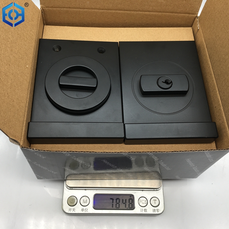 cerradura de puerta de vidrio sin marco