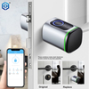 Smart Electronic Door Lock Cylinder Core Huellae TT App Keys IC Tarjeta IC Desbloqueo