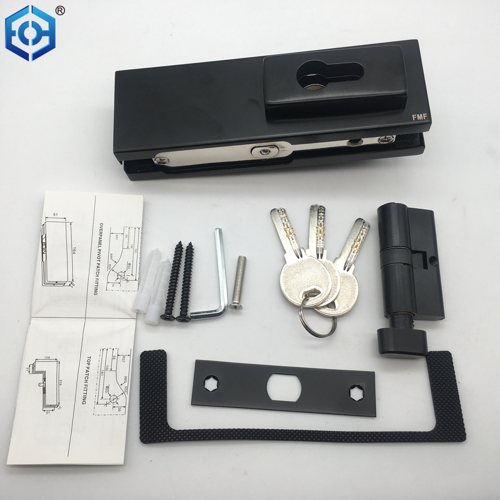 Lock de parche para la puerta de vidrio