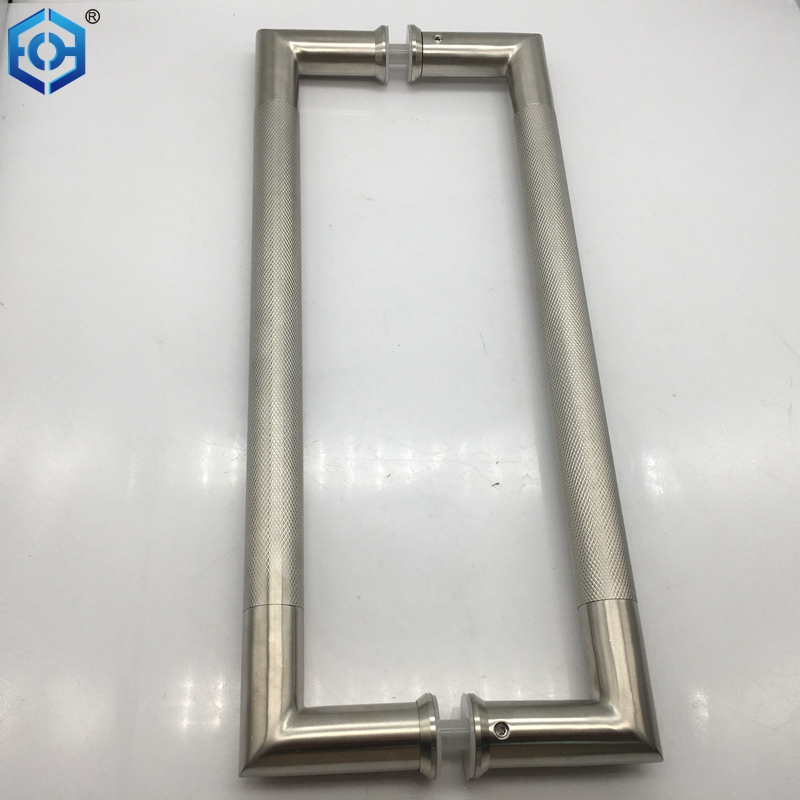 Tubular de acero inoxidable Tubular consecutivo de tracción con mochila para puerta de vidrio para la puerta de vidrio