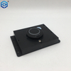 Caja de almacenamiento de joyas Joyero de bloqueo de huellas digitales con madera de pino de alta densidad de espejo
