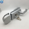 Lanzamiento de puertas de vidrio de 10-15 mm Manijas correderas de acero inoxidable Baño de oficina