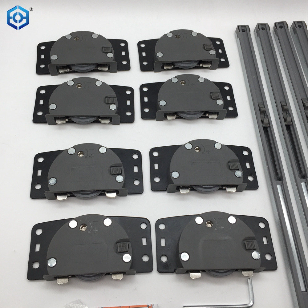El mejor precio, accesorios de Hardware para guardarropa, rodillo oculto para puerta corredera