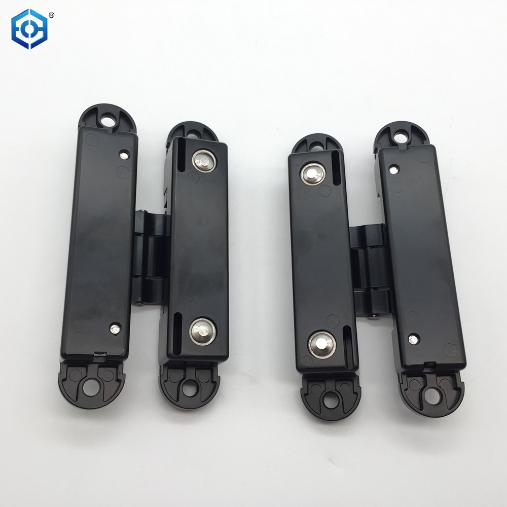 Bisagra oculta de aleación de zinc oculta ajustable invisible estilo italiano alemán 3D para puerta batiente de madera 35 kg