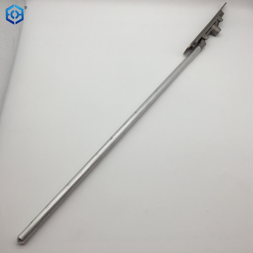 Cerradura de perno deslizante resistente oculta de acero inoxidable plateado con varilla de aluminio
