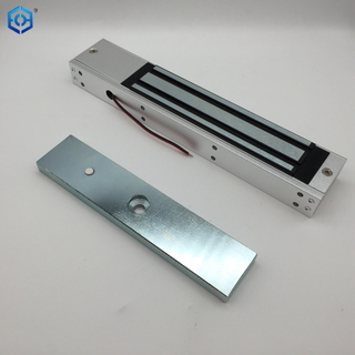 Bloque electromagnético comercial 280 kg 600 lbs Fuerza de retención magnética Indicador LED LED Durable No/NC Opciones cerradas Lock Mag Lock