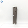 Tirador de borde de puerta corrediza con borde de cuchillo preciso de latón y níquel satinado