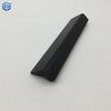 Tiradores de borde de dedo de aluminio negro, manija de perfil de cocina para muebles, cajón, armario, muebles de cocina