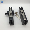 Accesorio de parche de bloqueo inferior de acero inoxidable para vidrio de 3/4"