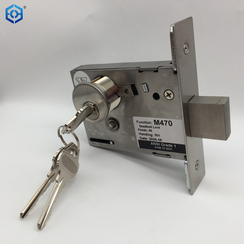 Cerradura de puerta de embutir ANSI