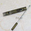 Perno de puerta enrasado vertical de latón para puerta de madera doble