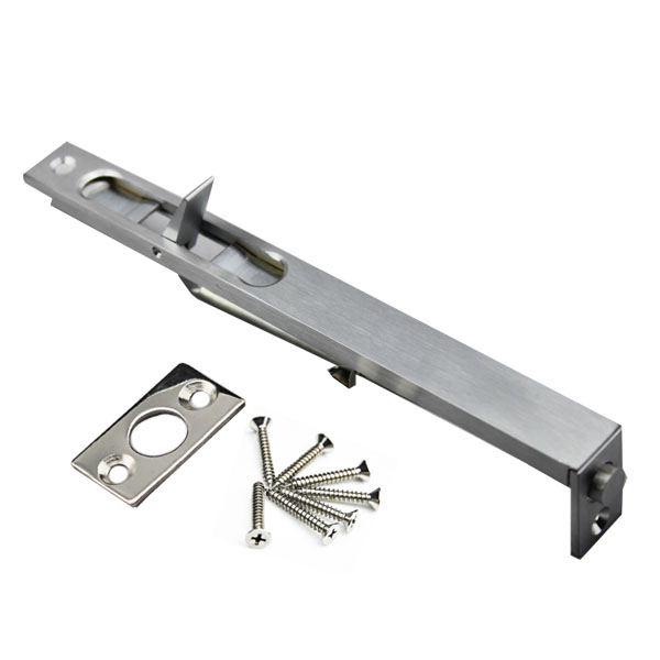 puerta con cerrojo empotrado