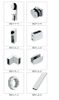 Accesorio de puerta corredera SUS304 para puerta de ducha de vidrio sin marco de 8-10 mm