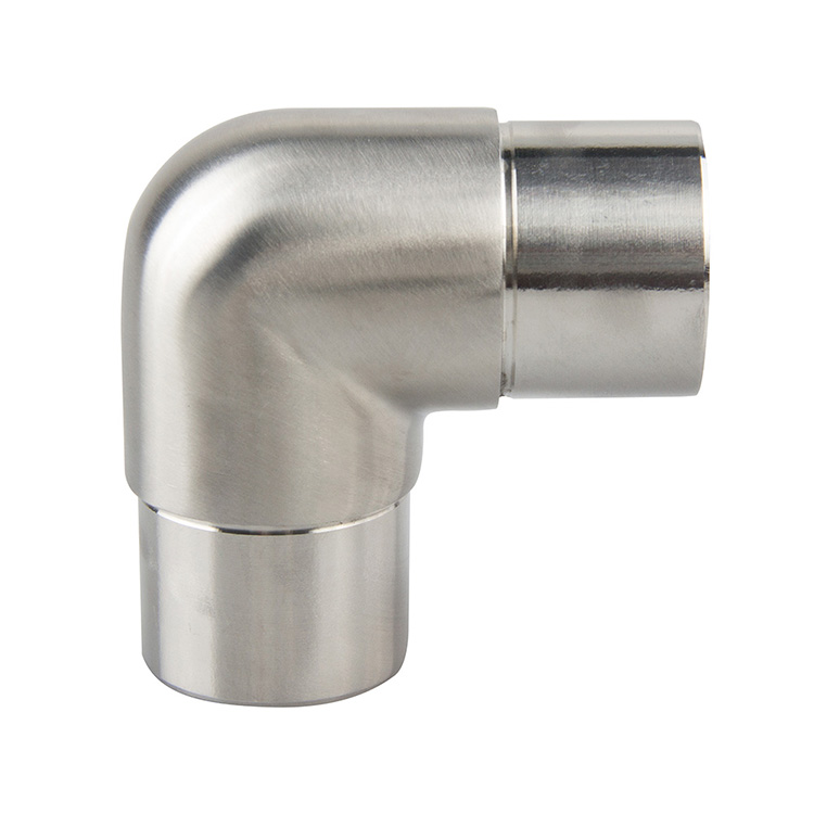 Poste de vidrio cuadrado de acero inoxidable