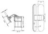 Bisagra oculta de acero inoxidable de 130 grados para puertas invisibles Puertas ocultas Grandes puertas de armario de madera maciza Guardarropas