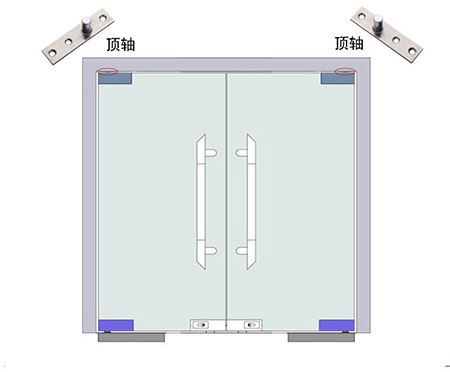 bisagra de pivote de ducha