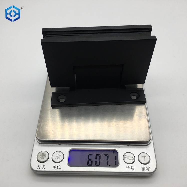 Chrome de la bisagra de la puerta de cristal