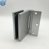 Vidromas de aluminio plateado a las bisagras de la puerta de la ducha de pared