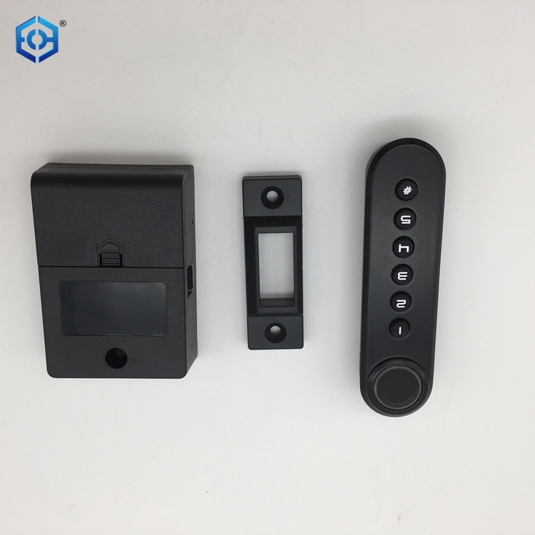 Huella digital Smart Gabinet Lock Password Cajón de la oficina Dígitos de bloqueo inteligente Barección de puerta inteligente AA Batería USB Copia de seguridad