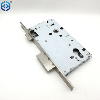 Estándar europeo 7085 Euro Mortise Lock Body en SUS 304 Bolt de resorte cuadrado Bolt