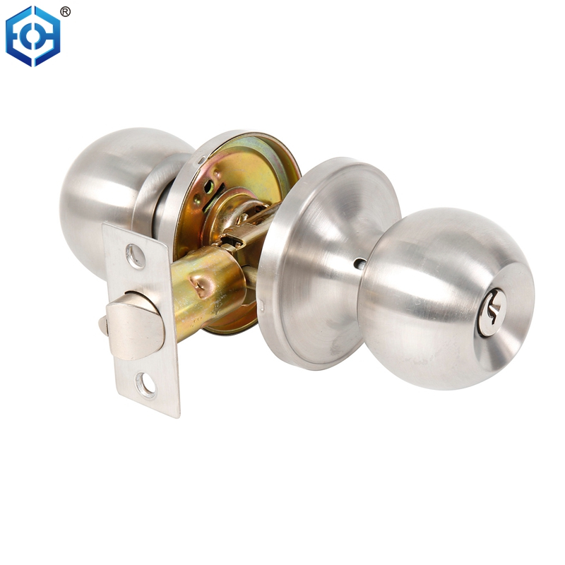 Satin Nickel Acero inoxidable 201 Cierro de la puerta del baño con cerradura de privacidad