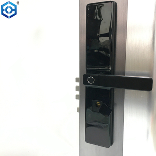 Negro Smart Electronic Home Security Biométrico Lock de puerta digital