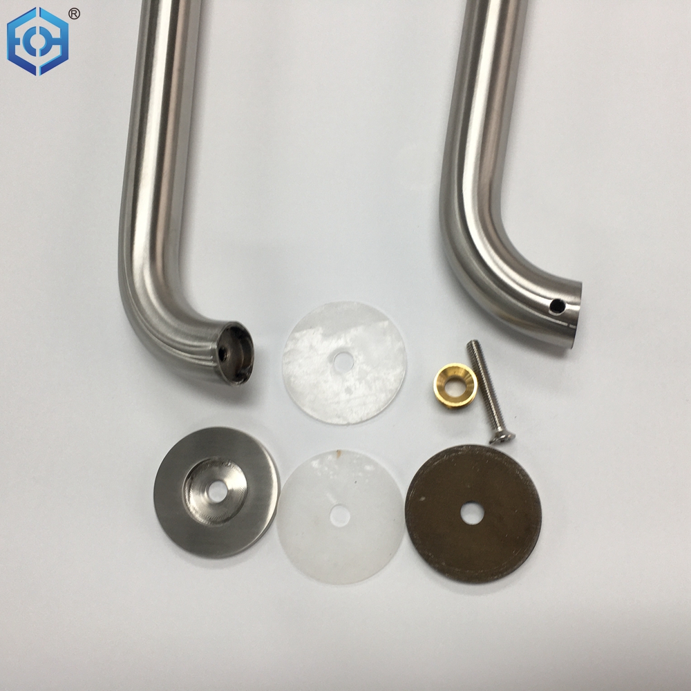 mango de la puerta de vidrio de balc&oacute;n