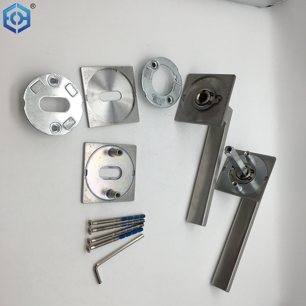 mango de cerradura de puerta cuadrada