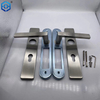 Manija de puerta de baño de baño de acero inoxidable Manija de mando de placa larga de doble cara con mango de puerta de placa larga