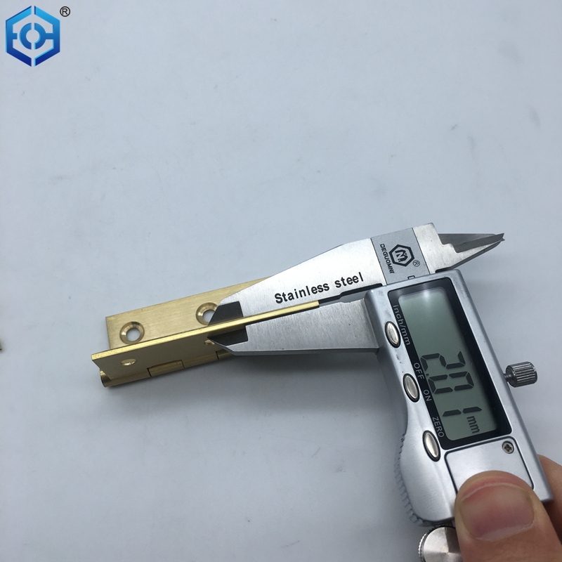 bisagras de lat&oacute;n satinado