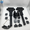 Aleación de zinc negro 3D ajustar ajustable ajustado bisagra oculta 150 kg