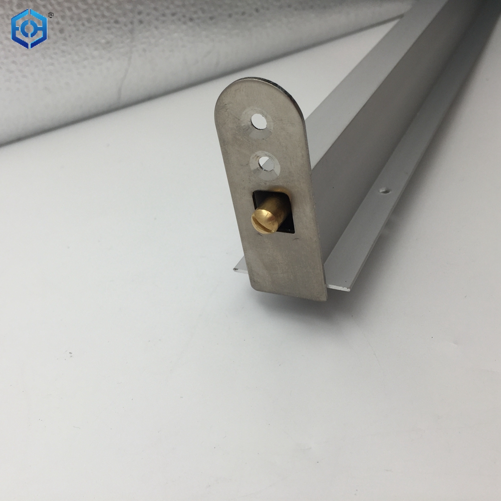 Sello automático debajo de la puerta con doble sello de bulbo de neopreno Caída de 1" - Barrido automático de puerta embutido de 36"