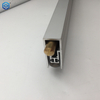Sello inferior de puerta automático de aluminio montado en superficie, 36" de largo, sello debajo de la puerta con doble sello de neopreno 