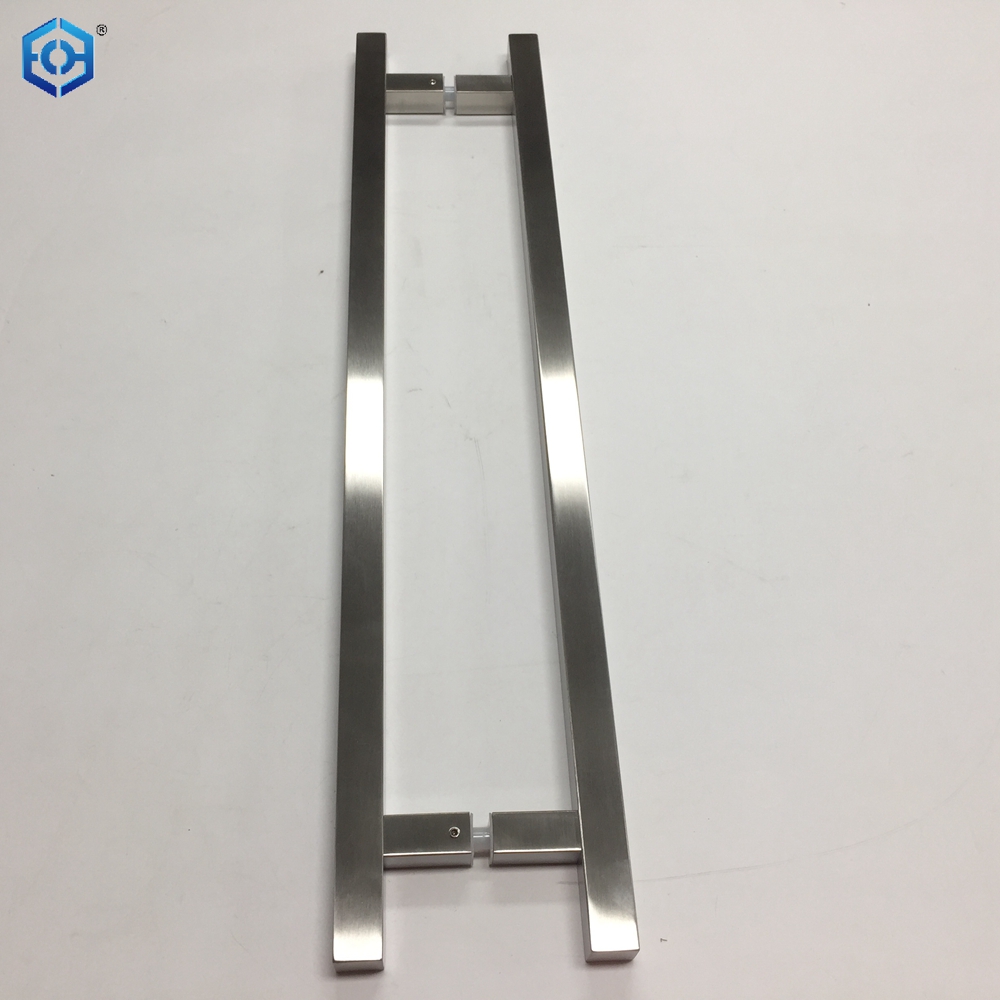 Tiradores de puerta huecos de acero inoxidable para puertas corredizas