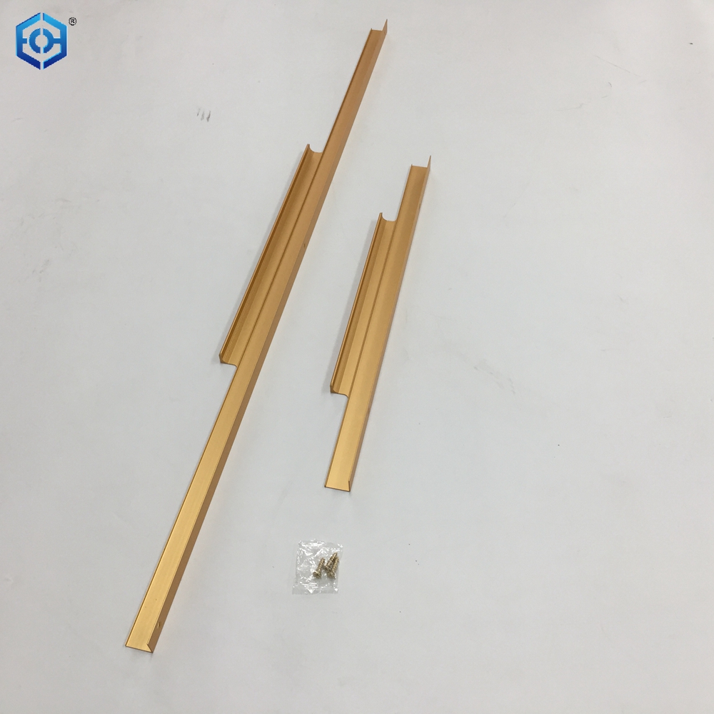La manija de aluminio de encargo del tirón del tirador de puerta sacó la manija de aluminio del gabinete de los tirones del cajón